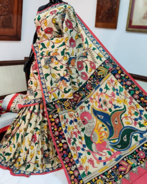 Buy Handmade Saree With Feather Trim and Ivory Beads Hand Embellishments  Lehenga Saree Online in India - Etsy | Unique bridesmaid dresses, Pakistani  dresses, Saree designs